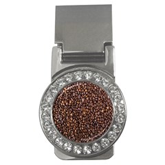 Coffee Beans Food Texture Money Clips (cz)  by artworkshop