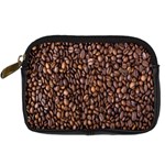 Coffee Beans Food Texture Digital Camera Leather Case Front