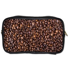 Coffee Beans Food Texture Toiletries Bag (one Side) by artworkshop