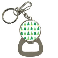 Christmas Trees Watercolor Decoration Bottle Opener Key Chain by artworkshop