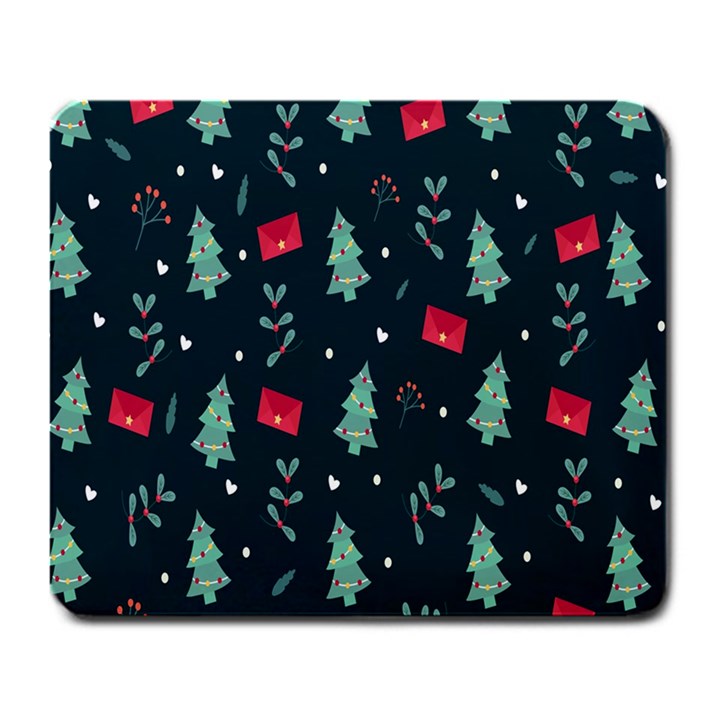 Christmas Pattern Design Large Mousepads