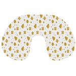 Christmas Ornaments Travel Neck Pillow Front