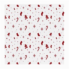 Christmas Background Wrapping Medium Glasses Cloth by artworkshop