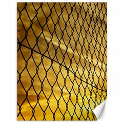 Chain Link Fence  Canvas 36  X 48  by artworkshop