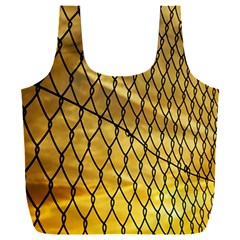 Chain Link Fence  Full Print Recycle Bag (xxl) by artworkshop