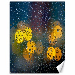 Bokeh Raindrops Window  Canvas 18  X 24  by artworkshop