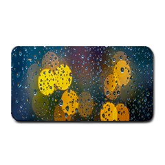 Bokeh Raindrops Window  Medium Bar Mats by artworkshop