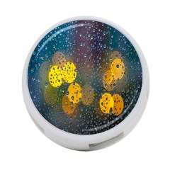 Bokeh Raindrops Window  4-port Usb Hub (one Side) by artworkshop