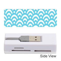  Waves Ocean Blue Texture Memory Card Reader (stick)