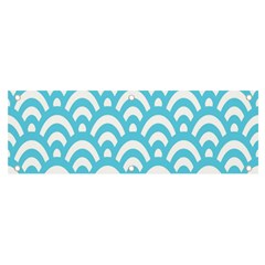  Waves Ocean Blue Texture Banner And Sign 6  X 2 