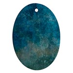  Pattern Design Texture Oval Ornament (Two Sides) Front