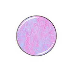  Texture Pink Light Blue Hat Clip Ball Marker by artworkshop