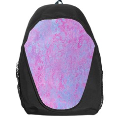  Texture Pink Light Blue Backpack Bag by artworkshop