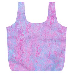  Texture Pink Light Blue Full Print Recycle Bag (xl) by artworkshop