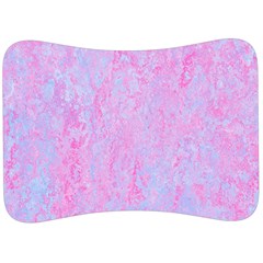  Texture Pink Light Blue Velour Seat Head Rest Cushion by artworkshop