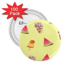 Ice-cream 2 25  Buttons (100 Pack)  by nateshop