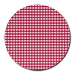 Red-box Round Mousepads by nateshop