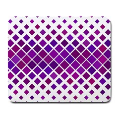 Pattern-box Purple White Large Mousepads