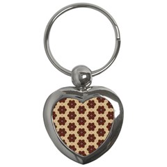 Pattern-flower Key Chain (heart) by nateshop