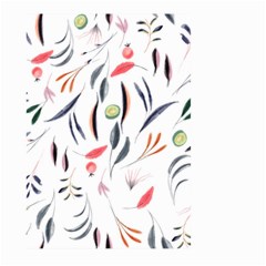 Watercolor-fruit Large Garden Flag (two Sides) by nateshop