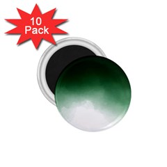 Watercolor-green White 1 75  Magnets (10 Pack) 