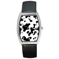 Cow Pattern Barrel Style Metal Watch by BangZart
