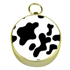 Cow Pattern Gold Compasses