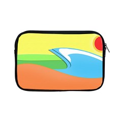 Waves-beach-sun-sea-water-sky Apple Ipad Mini Zipper Cases by Jancukart