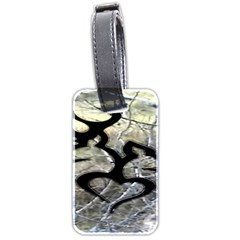 Black Love Browning Deer Camo Luggage Tag (two sides)