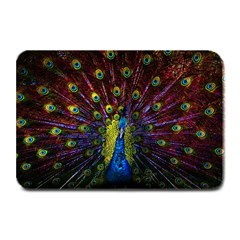 Beautiful Peacock Feather Plate Mats