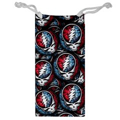 Grateful Dead Pattern Jewelry Bag