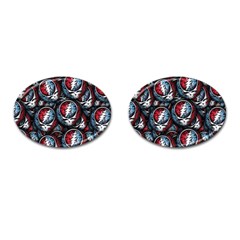 Grateful Dead Pattern Cufflinks (Oval)