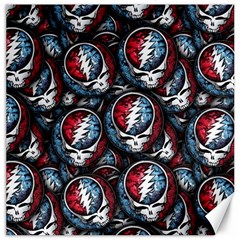 Grateful Dead Pattern Canvas 20  x 20 