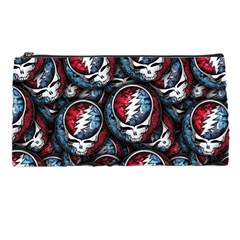 Grateful Dead Pattern Pencil Case by Jancukart