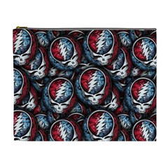 Grateful Dead Pattern Cosmetic Bag (XL)