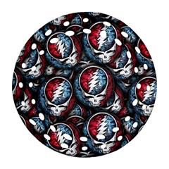 Grateful Dead Pattern Ornament (Round Filigree)