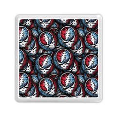 Grateful Dead Pattern Memory Card Reader (Square)