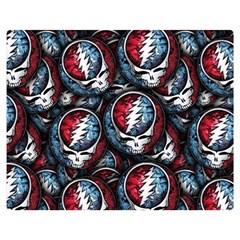 Grateful Dead Pattern Double Sided Flano Blanket (Medium) 