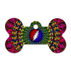 Grateful Dead Dog Tag Bone (one Side) by Jancukart