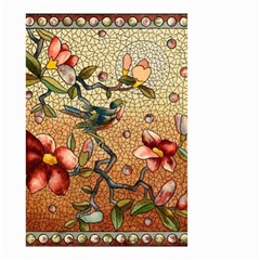 Flower Cubism Mosaic Vintage Small Garden Flag (two Sides) by Jancukart