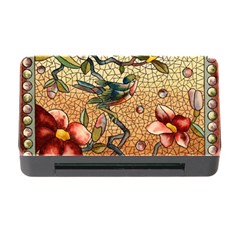 Flower Cubism Mosaic Vintage Memory Card Reader With Cf by Jancukart