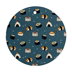 Sushi Pattern Ornament (round)