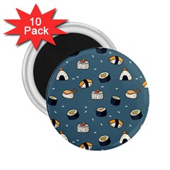 Sushi Pattern 2 25  Magnets (10 Pack) 
