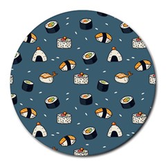 Sushi Pattern Round Mousepads