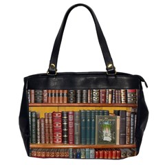 Books Library Bookshelf Bookshop Oversize Office Handbag (2 Sides)