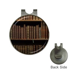 Books Covers Book Case Old Library Hat Clips With Golf Markers by Amaryn4rt