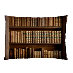 Books Bookcase Old Books Historical Pillow Case (two Sides) by Amaryn4rt