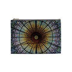 Barcelona Stained Glass Window Cosmetic Bag (medium) by Amaryn4rt