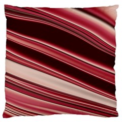 Wave Texture Design Pattern Art Large Flano Cushion Case (two Sides) by Amaryn4rt