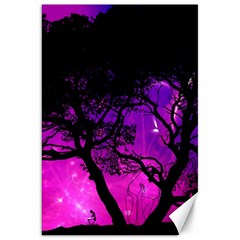 Tree Men Space Universe Surreal Canvas 20  X 30  by Amaryn4rt